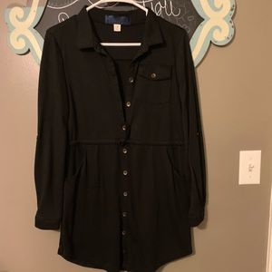 Black button up tunic!